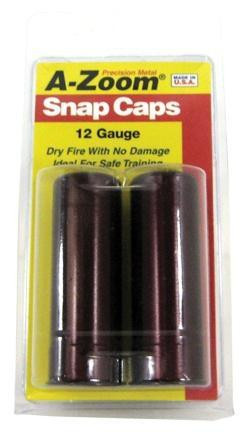 A-Zoom 12 Gauge Metal Snap Caps 2/ct Solid Aluminum