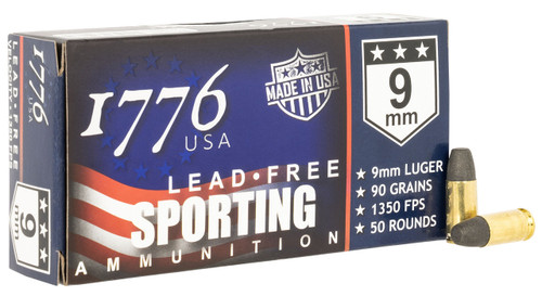 1776 USA lead-free Sporting 9mm Luger 90 gr lead-free Ball