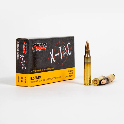 PMC X-Tac M193 5.56 NATO FMJBT 55 Grain: Superior Performance and Accuracy for Tactical Shooters