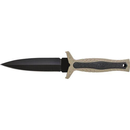 Smith & Wesson M&P Full Tang Fixed Blade Boot Knife 4 3/5" Blade Sand Black