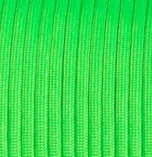 Mero 550 Paracord - 100' 550 lb Green Neon