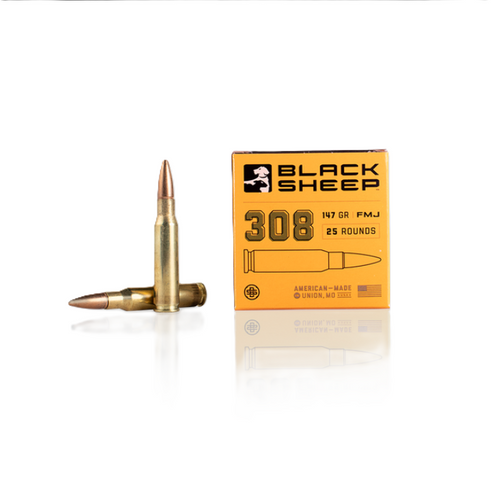 Black Sheep Ammo .308 Win 147 Grain Full Metal Jacket