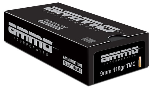 Ammo Inc 9mm Luger Total Metal Coating 115gr Range Ammunition Ammo Inc 9mm Luger Total Metal Coating 115gr Range Ammunition