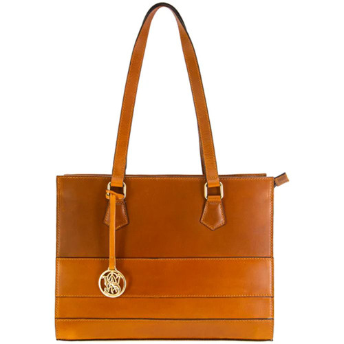 Cameleon S&W Structured Leather Concealed Carry Purse Tan