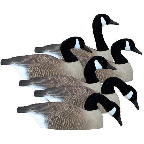 Higdon Outdoors Half Shell Full Size Canada Goose Decoys Pack of 6