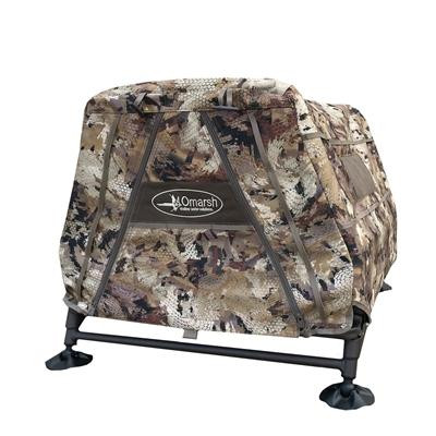 Higdon Outdoors MOmarsh Field House LP Hunting Dog Blind in Optifade Marsh