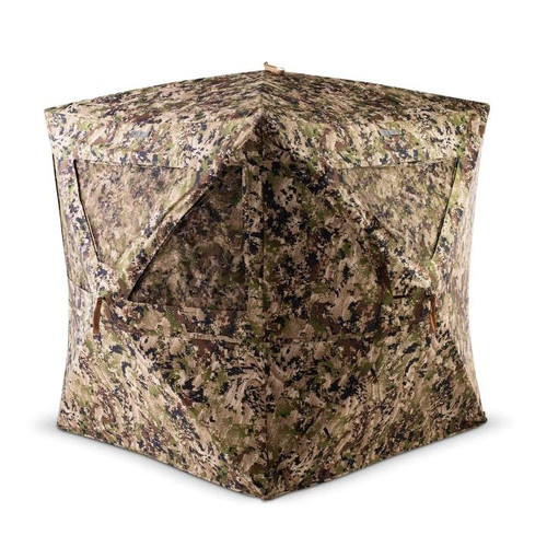 Rig'Em Right HydeOut Ground Blind Optifade Subalpine Camo with Camo Backpack