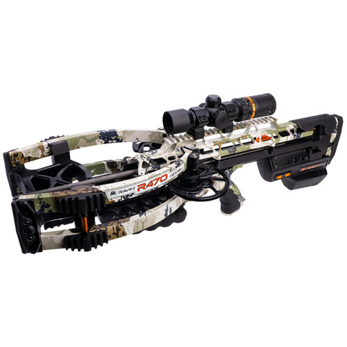 Ravin R470E XK7 Camo Crossbow Electric Drive 196 ft-lb Kinetic Energy