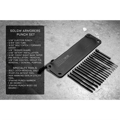 Gunsmith Armorer's Punch Set