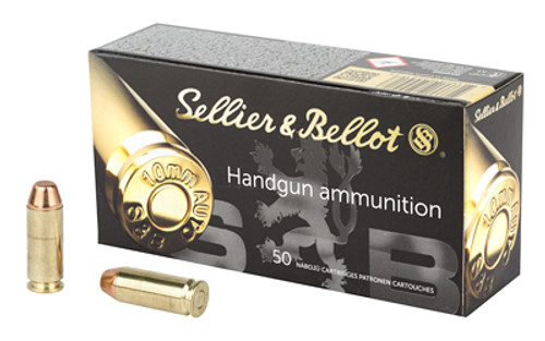 Sellier & Bellot 10MM FMJ 180gr Ammunition