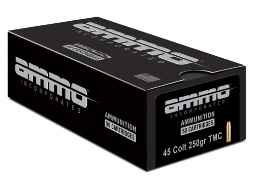 AMMO INC SIGNATURE 250 GR TMC 45 COLT AMMUNITION, 50 ROUNDS