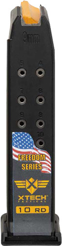 XTech Tactical Glock 19 10 Round Freedom Series Handgun Magazine