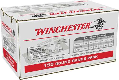 Winchester/Lake City .223 Rem Ammunition 55gr FMJ - Great for Training !!