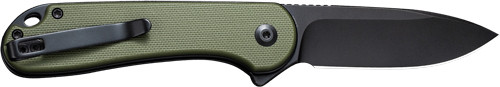 CIVIVI KNIFE ELEMENTUM II 2.96 " OD GREEN G10/BLK CLAM PACK