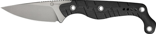 CIVIVI KNIFE SOKN 2.82" BLACK G-10 STONEWASH KYDEX SHEATH
