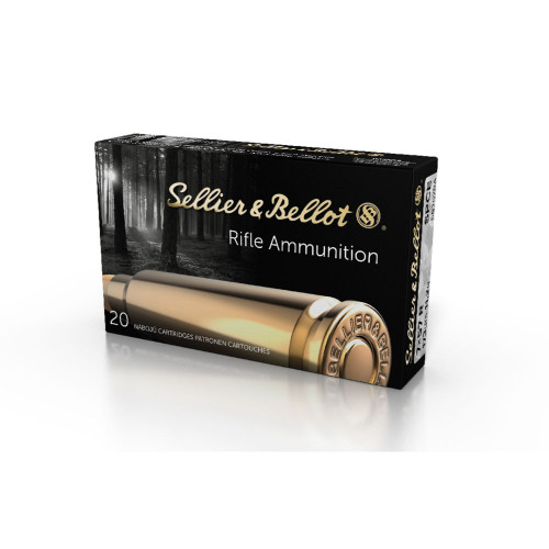 Sellier and Bellot 7x57mmR Rifle 173 grain Soft Point Cut Through Edge ammunition