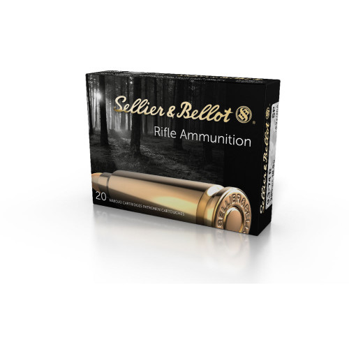 Sellier and Bellot 9.3x74mmR Rifle 285 grain Soft Point ammunition