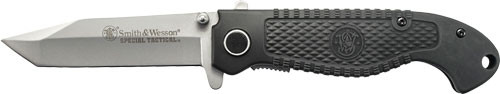 S&W KNIFE SPECIAL TACTICAL RUBBER COATED 3.5" BLADE