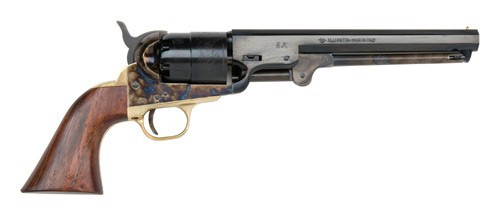 TRADITIONS BP REVOLVER 1851 NAVY 7.5" COLOR CASE/WALNUT