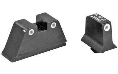 Trijicon Bright & Tough, Sight, Suppressor Height, Green Front with Yellow Rear, Fits Glock 17/19/22/23/26/27/31/32/33/34/35/37/38/39, Black GL201-C-600651