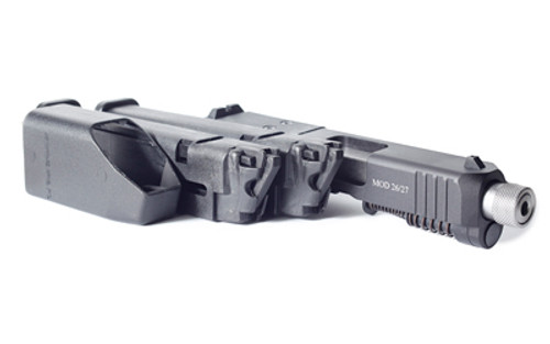 Advantage Arms Conversion Kit, 22 LR, 4" Threaded Barrel, Fits Glock 26/27 Gen1-5, Optic Ready, (2)-15 Round Magazines, Includes Range Bag AAC26-27G1-5MOD