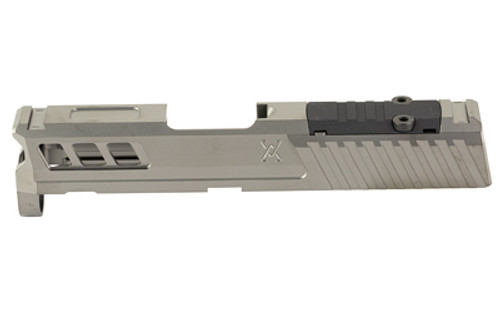 True Precision Axiom Slide, Fits Springfield Armory Hellcat, Stealth Grey PVD Finish, RMS Optic Cut & Cover Plate TP-SHCS-A-RMS