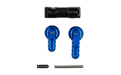 Battle Arms Development Lightweight Ambidextrous Safety Selector, AR-15, 90/60 Degree, Blue Anodized