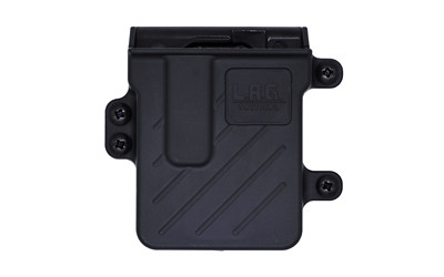 L.A.G. Tactical, Inc. M.C.S. Pro Series, Single Rifle Magazine Carrier, Fits AR-15 Magazines, 1.75" Belt Clip, Nylon Construction, Black MCSP04