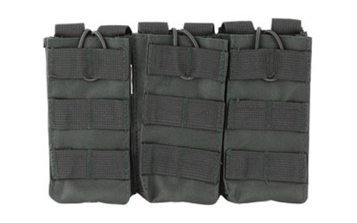 NcSTAR Triple AR Magazine Pouch, Nylon, Black, MOLLE Straps for Attachment, Fits Three AR Style Magazines CVAR3MP2928B
