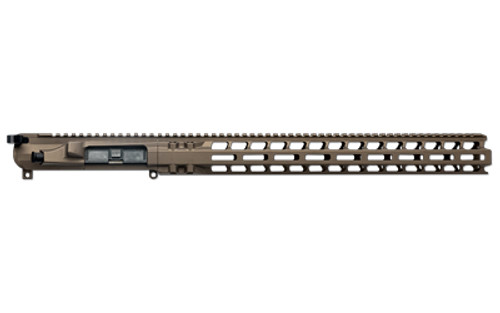 Radian Weapons Upper/Handguard Set, Cerakote Finish, Brown, Fits AR-15, Includes 17" MLOK Handguard, Radian Raptor-SD Charging Handle R0612