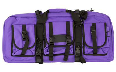 NcSTAR Deluxe Purple Sub Gun Carry Case, 28", Fits AR & AK Pistols, Compression Straps CVCPD2962PR-28