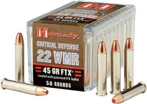 Hornady Critical Defense Rimfire Ammo 22 Mag 45 gr. Flex Tip eXpanding(FTX)