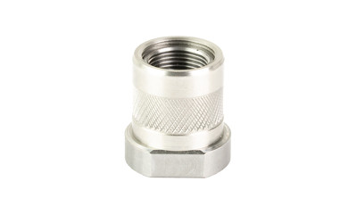 Odin Works SUP-TA-1-2-TO-5-8 Thread Adapter, 1/2x28 to 5/8x24, .223/5.56, Stainless Silver Finish