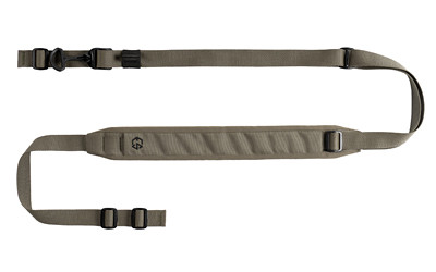 Edgar Sherman Design 2-Point Padded Combat Rifle Sling, 1" Matte, Ranger Green and Black Finish, 20+ In. Adjustment ESD-PAD-SL-RGB
