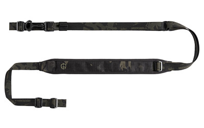 Edgar Sherman Design 2-Point Padded Combat Rifle Sling, 1" Matte, Multicam Black Camo, 20+ In. of Adjustment ESD-PAD-SL-MCB