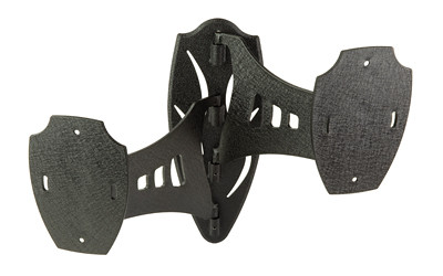 Skull Hooker Dual Swing Arm Shoulder Mount, Black Powder Coated, Holds Up to 35lbs Each