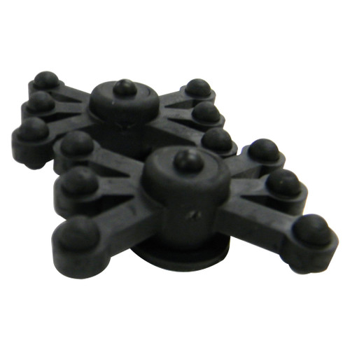 BowJax MonsterJax 2-Pack Black Crossbow Solid Limb Dampener