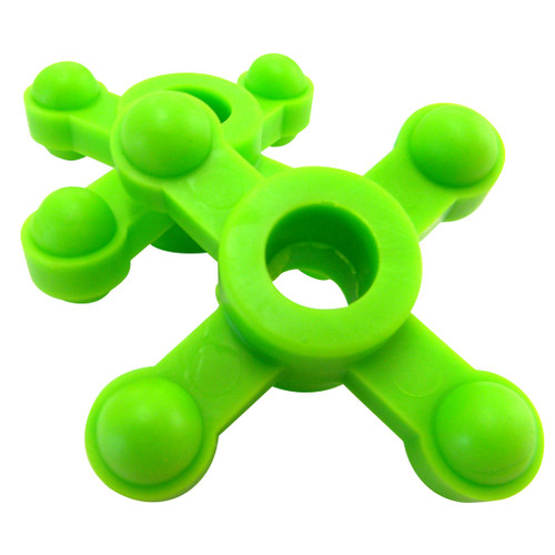 BowJax MaxJax Vibration Dampener Neon Green 5/8 to 1 in. 2 pk.