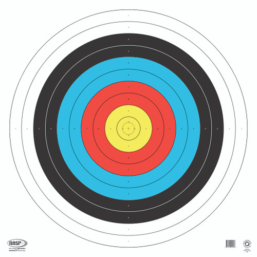 Maple Leaf NASP 80 cm Competition Target Face 100 lb. Tag Stock 25 pk