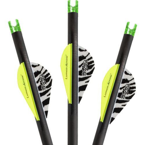 Lumenok Green Capture Nock Carbon Crossbow Bolts 20" 3-Pack