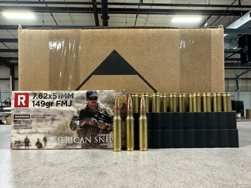 American Sniper 7.62x51mm  149 Grain NATO M80 Ball Full Metal Jacket (FMJ) Value Packs