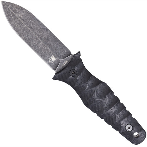 CobraTec Claymore Black Stonewash Fixed Blade Dagger Knife