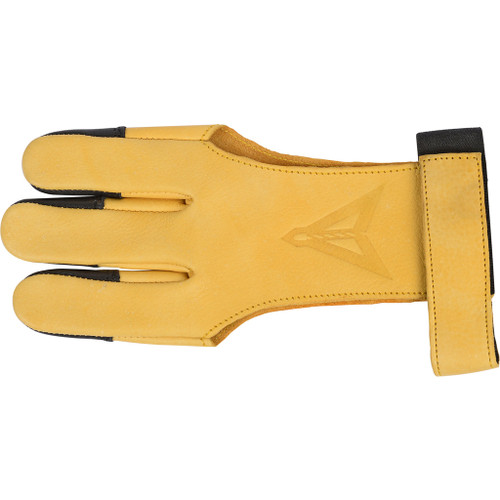 30-06 Soft Touch Elite Shooting Glove Large Beige 3-Finger Bow Glove