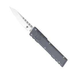 CobraTec Gentleman Gray Non-Serrated Drop Point Blade