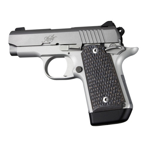 Kimber Micro 9 Ambi G10 Piranha Grip Panels G-Mascus Black Grey