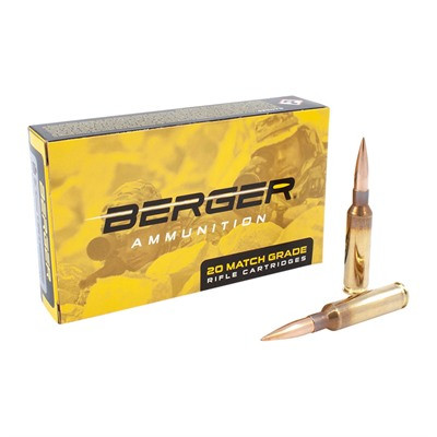 Berger Bullets 6.5mm Creedmoor Tactical 130 grain Hybrid Open Tip Match ammunition
