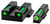 HiViz EZN321 LiteWave H3 Sight Set for S&W EZ380 Green Tritium White Outline Front Sight-Green Fiber Optic Rear Sight