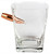 Caliber Gourmet CBGLMSWHISKEY Last Man Standing Bullet Whiskey Glass Clear Glass