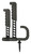 Hawk HWKHA3012 Tactical Trio Tree Hook Black Hunting Organizer