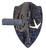 Skull Hooker Turkey Hooker Adjustable Fan Trophy Wall Display Black Steel